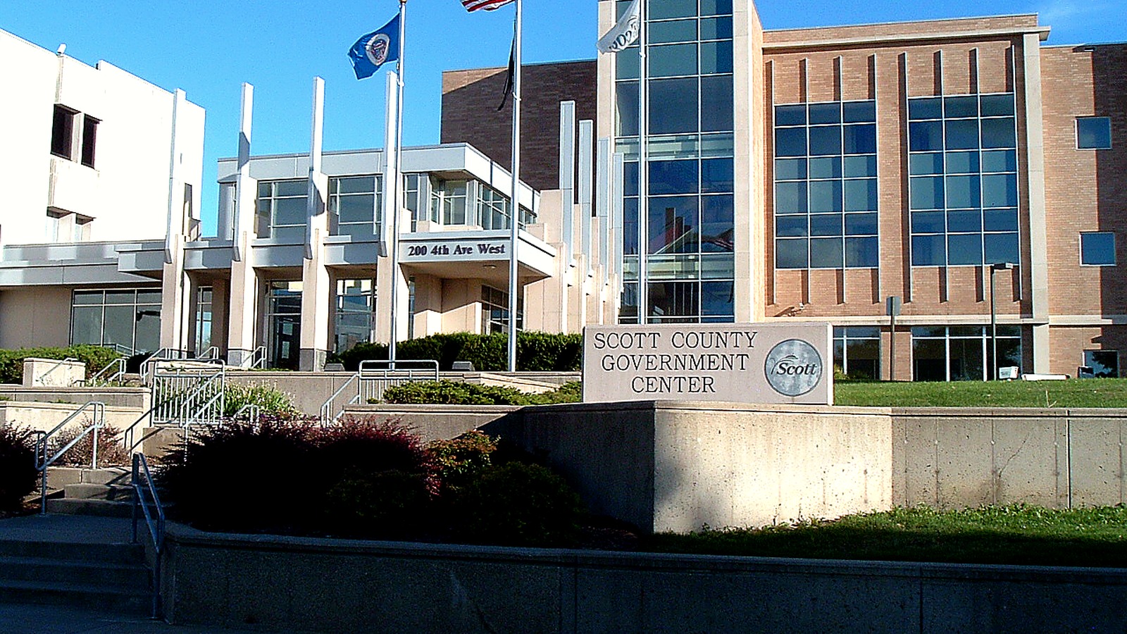 Scott County courthouse exterior for Keil Defense county criminal defense services