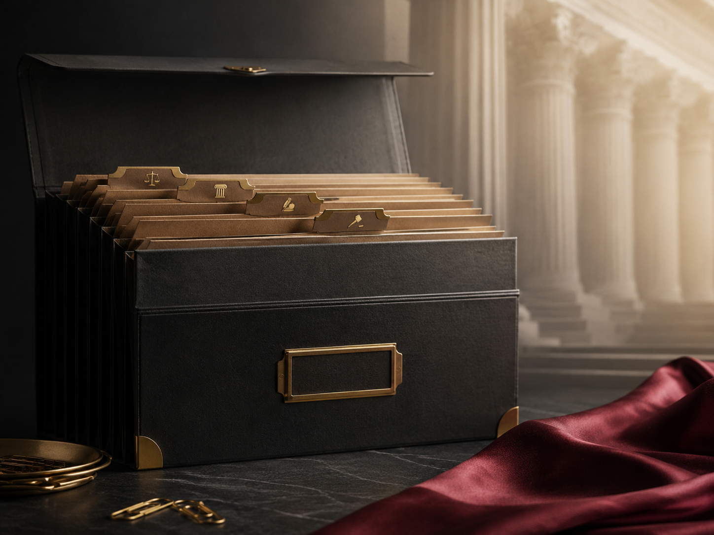 Graphite and gold courthouse still-life image for Minnesota criminal court process articles: Treatment Court vs. Standard Probation: Which Is Tougher - and Which Helps More?
