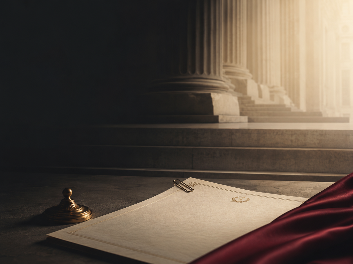 Graphite and gold courthouse still-life image for Minnesota criminal court process articles: Minnesota Narrowed Its Felony-Murder Law - and Made It Retroactive. Here's Who It Can Help.