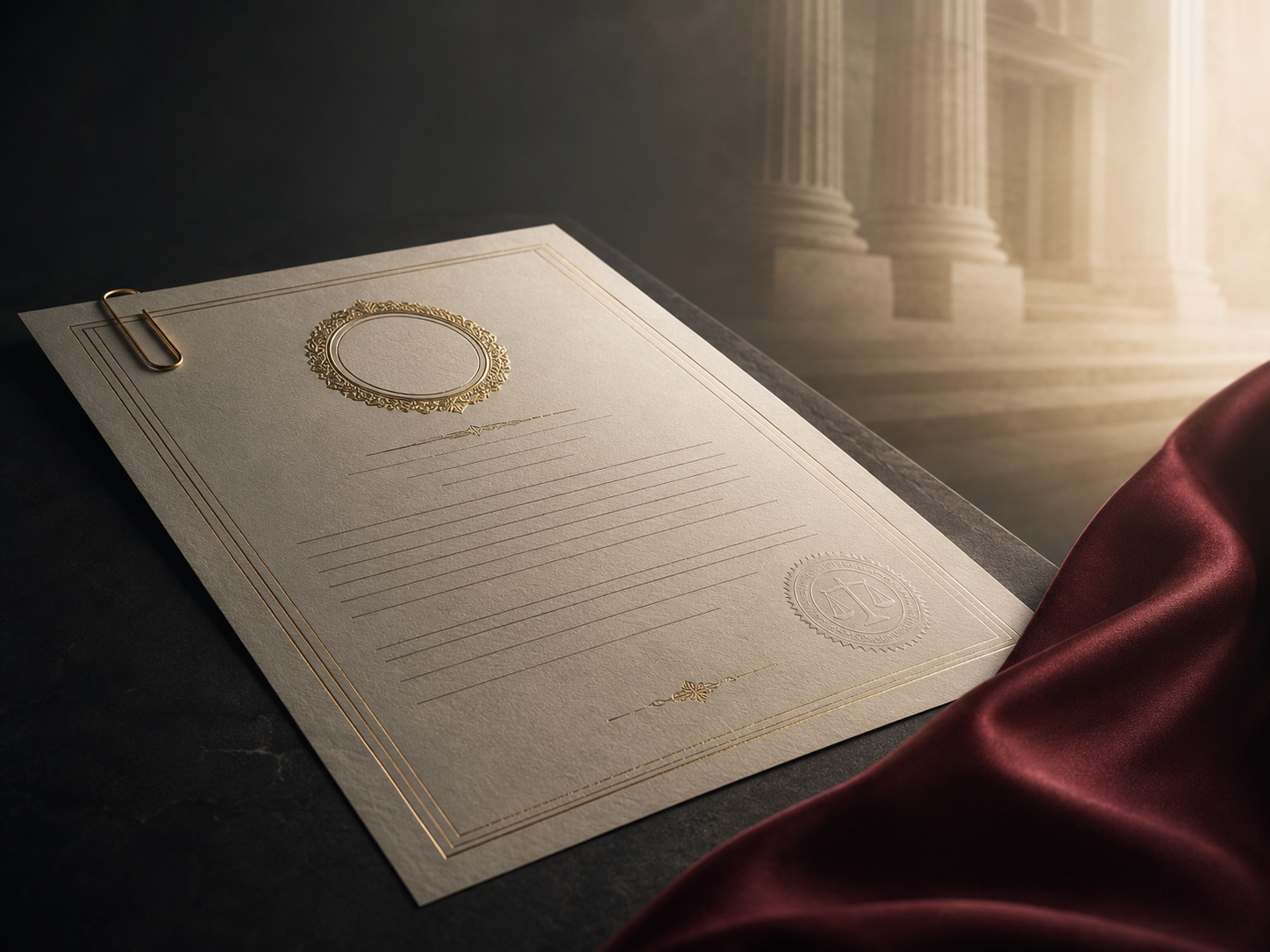 Graphite and gold legal still-life image for protective order and family-related articles: Can a DANCO Be Lifted or Modified?