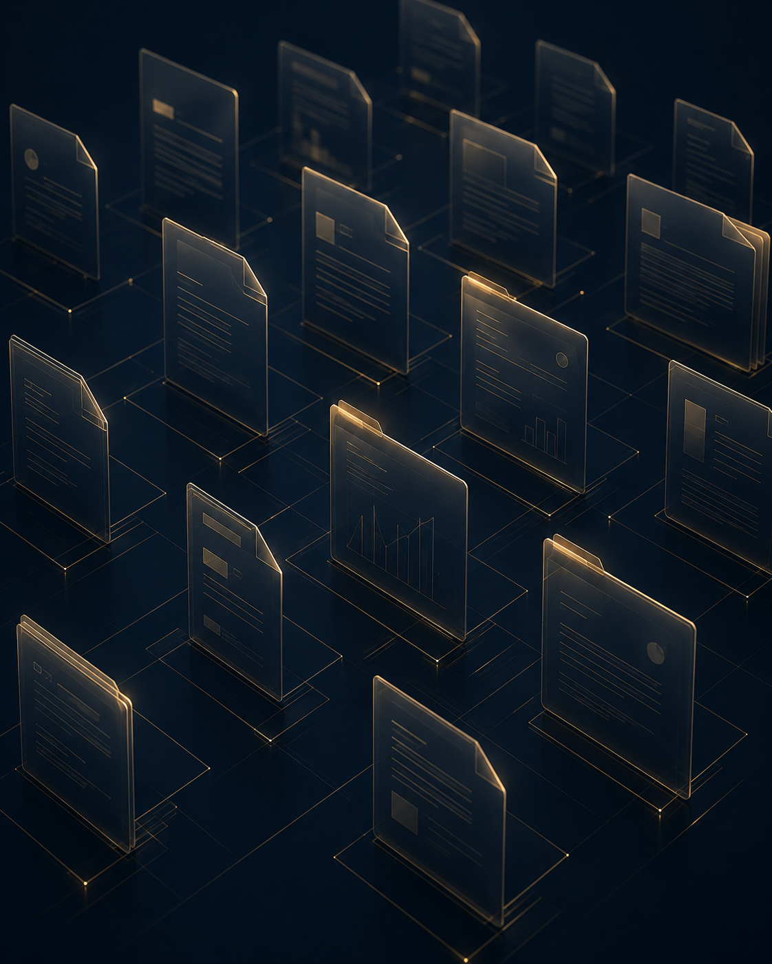 Organized digital case files and discovery documents, attorney-led AI review